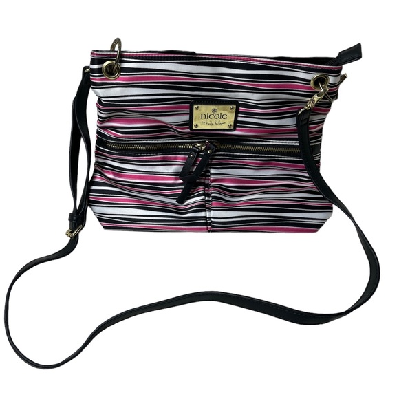 Nicole Miller crossbody - handbag - shoulder bag. Detachable straps - Picture 1 of 16